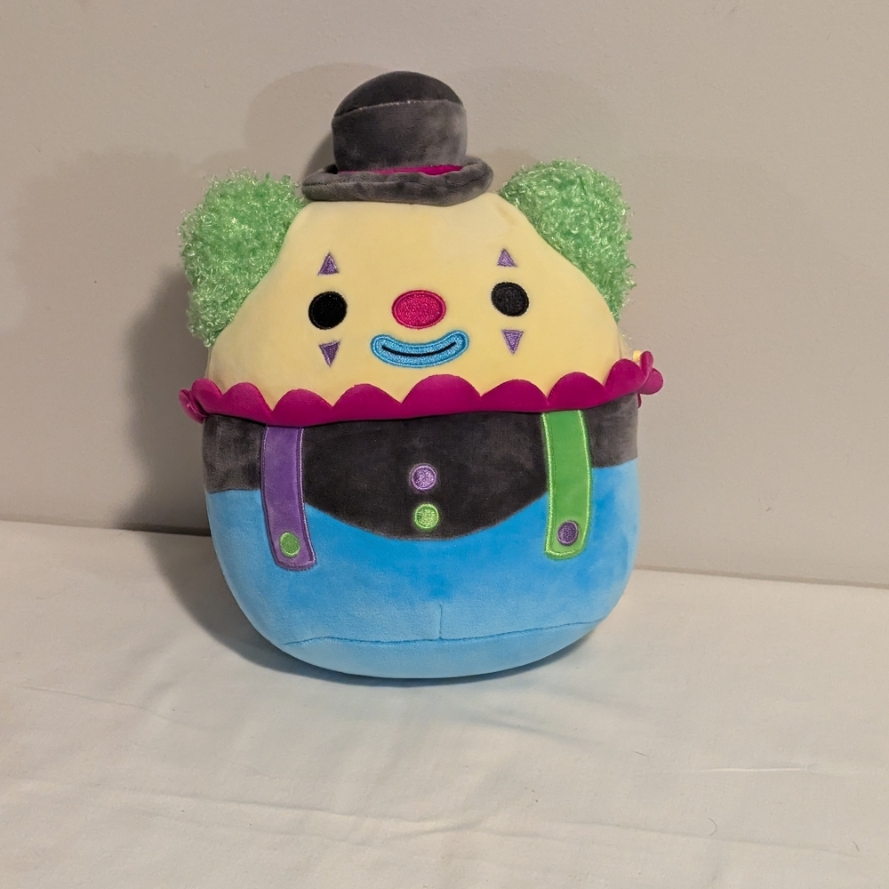 Resul 11" Neon Clown Squishmallow. Kelly Toy. EUC.
